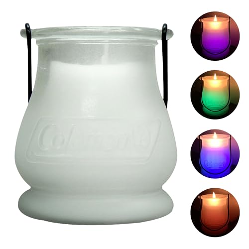 Coleman Color Changing Led Candle - Citronella Candle, Outdoor Candle - 8 Oz (Boxed)
