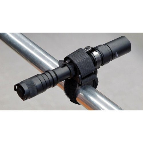 Two Fish Lockblocks Flashlight Holder , Black