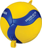 Mikasa V300W-At-Tr Official Size, Tethered Training Volleyball,Blue/Yellow