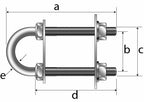 Seasense 1/2In Bow/Stern Eye,Silver