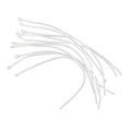 Trendynest 6X10Pcs High Tension Fly Fishing Line Braided Loop Connector 30Lb White