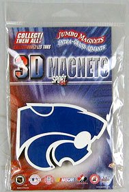 Kansas State Wildcats Magnet Jumbo 3D Co