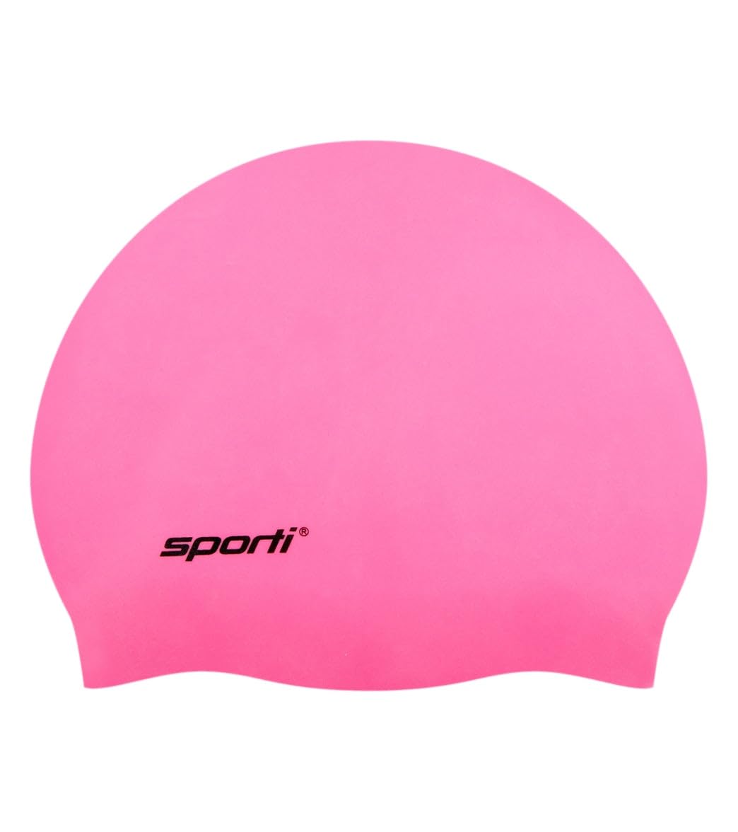 Sporti Kids Silicone Swim Cap - Pink