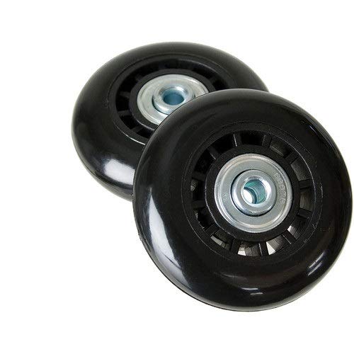 2 Black CVPKG Smooth Glide Wheels to fit The Pelican 1510 or 1560 case.