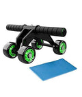 Vendere Bodipro Bodi Total Body Power Slider Stretch Roller Exercise Equipment Wheel Rolling (Black)