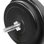 Fitvids Vinyl Standard 1-Inch Plate Weight Plate for Strength Training and Weightlifting, 80-Pound