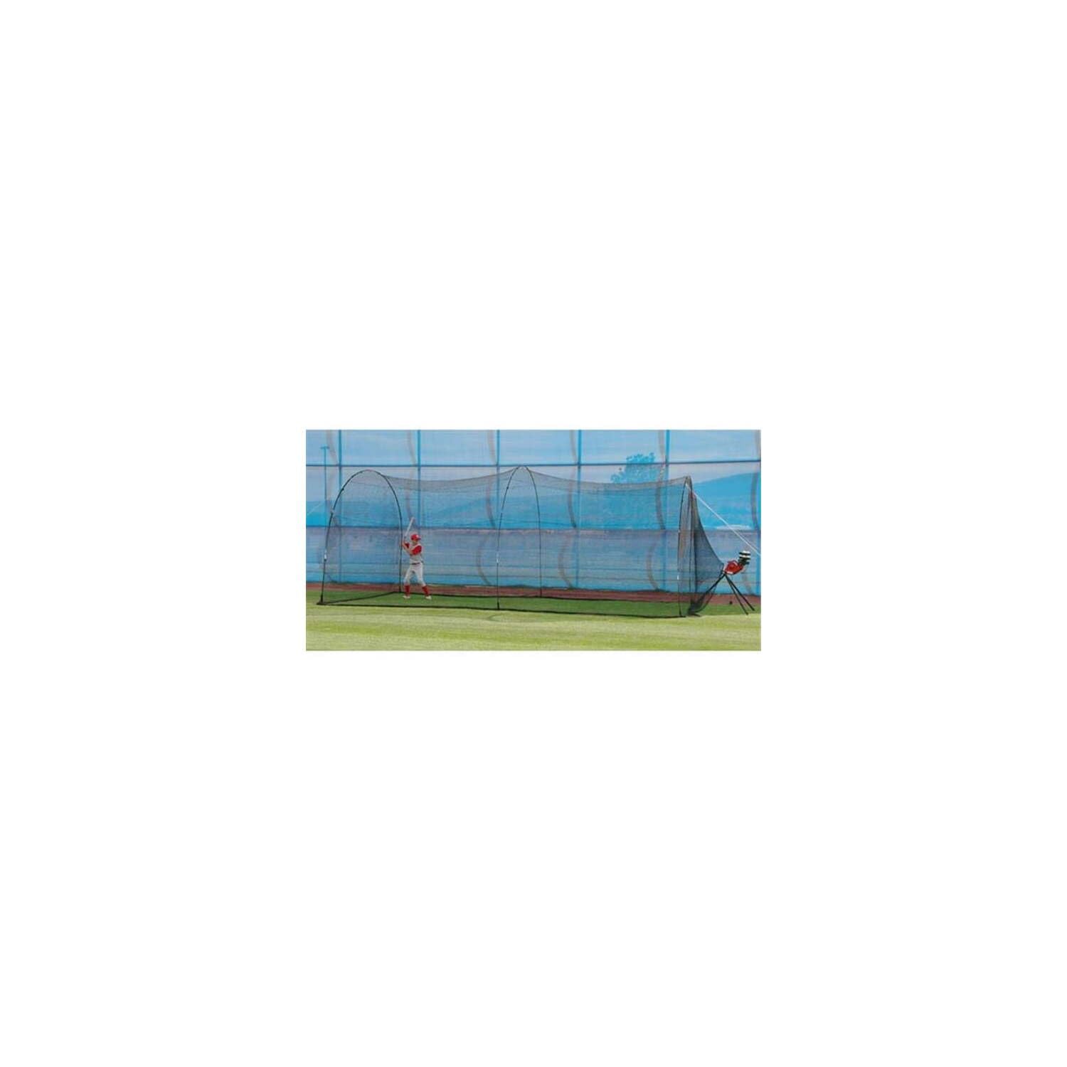 Heater Sports BaseHit Pitching Machine and PowerAlley Batting Cage