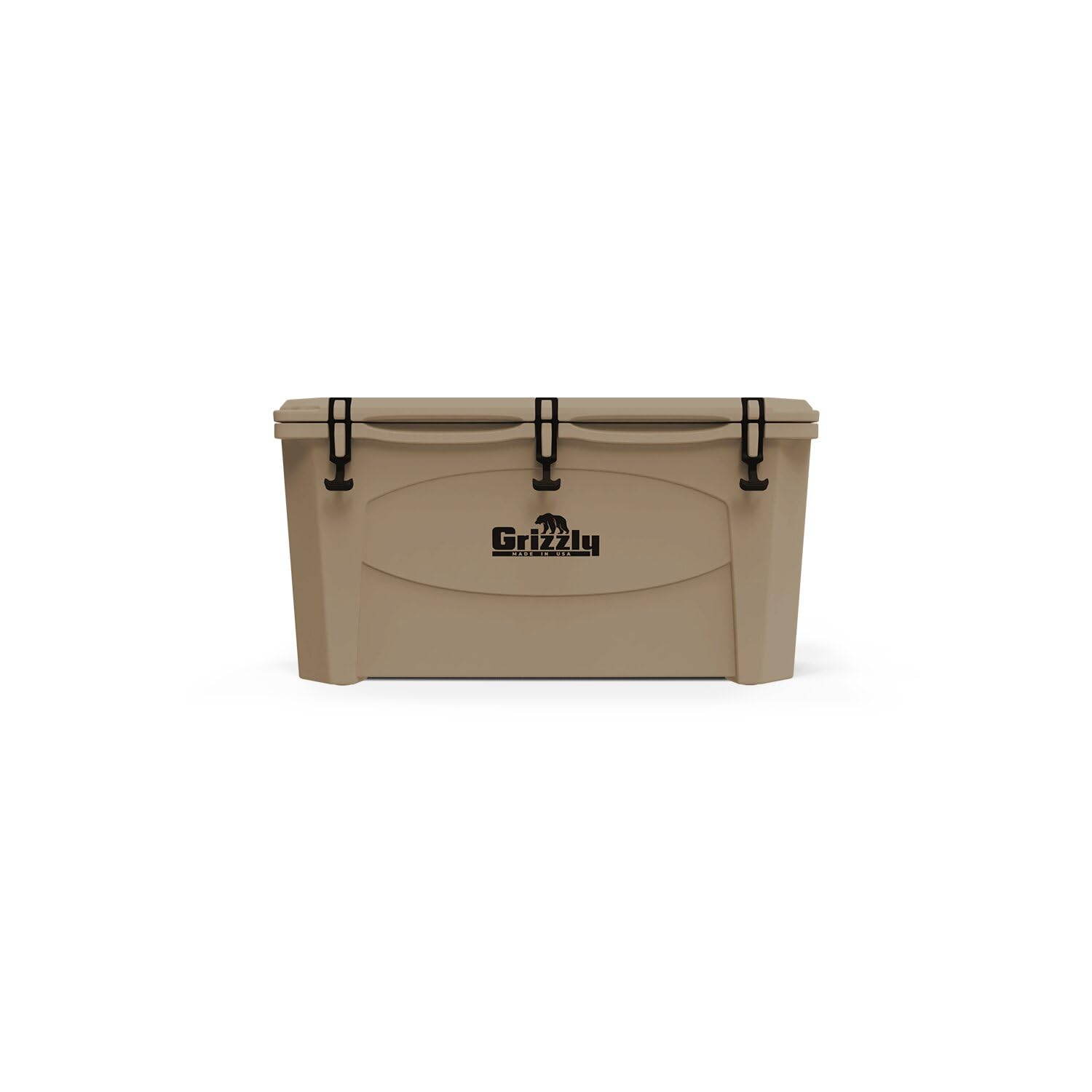 Grizzly 100 Cooler | 100 qt Ice Chest Durable Rotomolded Insulated | Made in USA | Warranty for Life | For Beach Boat Camping Fi