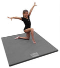 3x6x1-3/8 Dollamur FLEXI-Roll? Carpeted Cheer/Gymnastics Mat (Charcoal Gray)