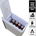 Koolatron Electric Portable Cooler Plug In 12V Car Coolerwarmer, 18 Qt (17 L), No Ice Thermo Electric Portable Fridge For Campin