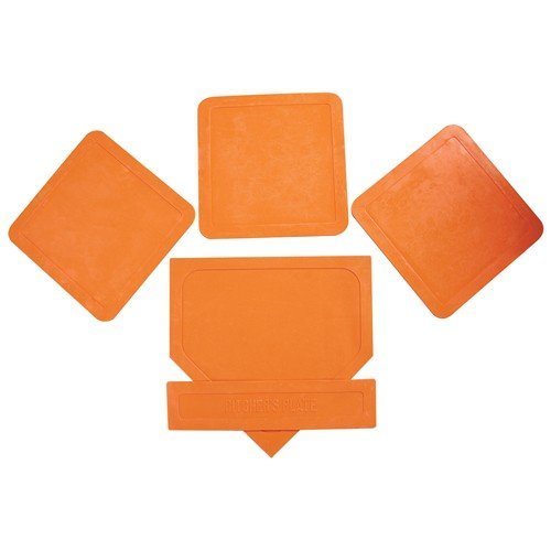 Wiffle Ball 6 Baseballs Official Size - 6 Pack Ball 32'' Bats 2 Pack, Orange Throw Down Bases (5 Piece),