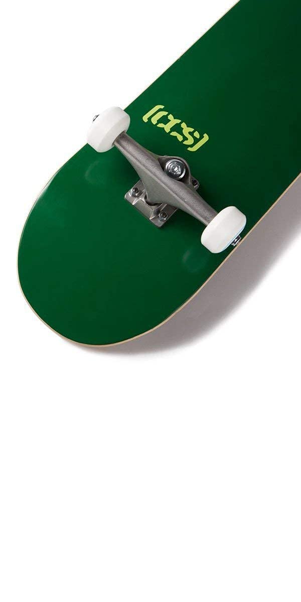 [Ccs] Logo Skateboard Complete Evergreen 8.25'' - Maple Wood - Professional Grade - Fully Assembled With Skate Tool And Stickers