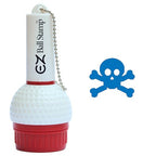 Promarking Ezballstamp Golf Ball Stamp - Blue Skull & Crossbones