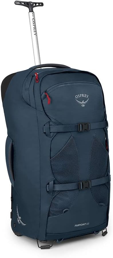 Osprey Farpoint Mens Wheeled Travel Pack 65L, Muted Space Blue, One Size