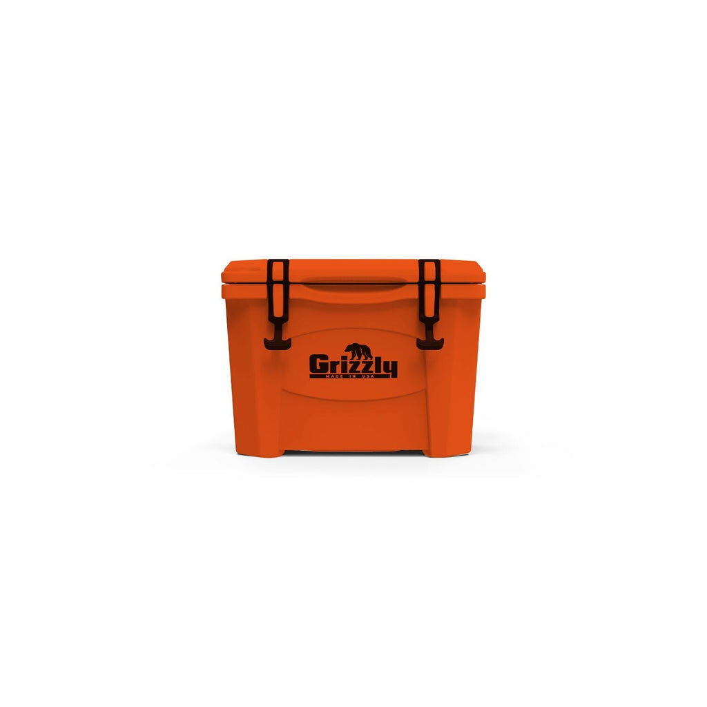 Grizzly 15 Cooler | 15 Qt Ice Chest Durable Rotomolded Insulated | Made In Usa | Warranty For Life | For Beach Boat Camping Fish