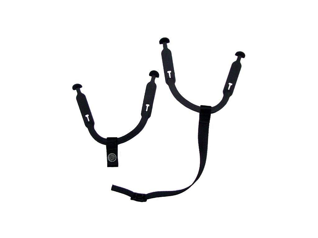 A&R Sports Hockey Chin Strap (3-Piece), Black