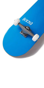 [Ccs] Logo Skateboard Complete Blue 7.50'' - Maple Wood - Professional Grade - Fully Assembled With Skate Tool And Stickers - Ad