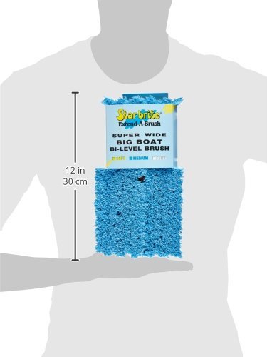 Star Brite Big Boat Brush/Bi-Level Medium (Blue) (040015)