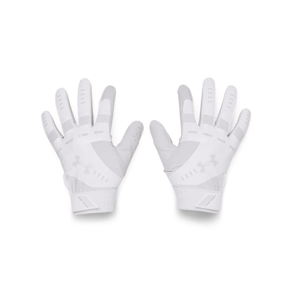 Under Armour Womens Radar Softball Gloves , (100) White / White / Halo Gray , X-Large