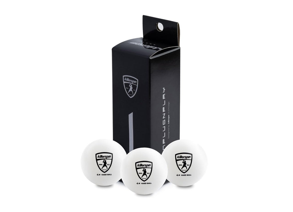 Killerspin 4-Star 40+ White Ping Pong Balls - New Standard Abs Plastic 40Mm Table Tennis Balls - Competition Balls For Tournamen
