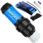 Sawyer Products Sp129 Squeeze Water Filtration System W Two 32-Oz Squeeze Pouches, Straw, And Hydration Pack Adapter