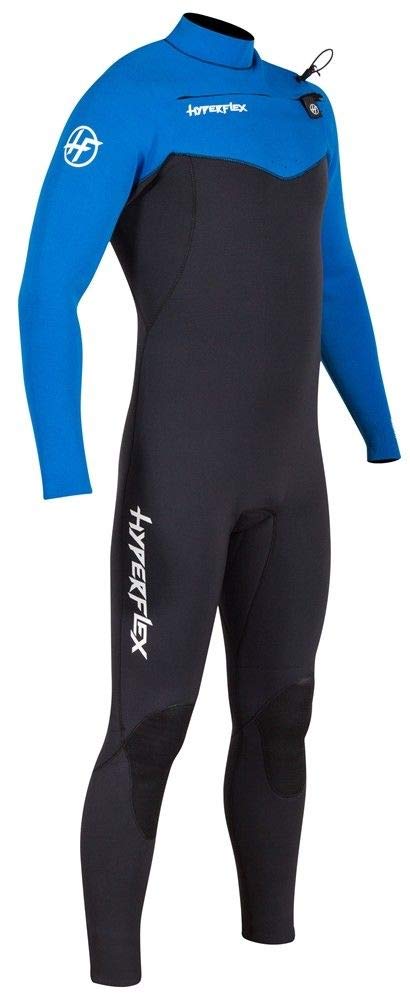 Hyperflex Mens VYRL 3/2mm Front Zip Fullsuit Black/Blue - XS
