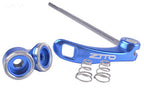 Zsling 1 Pair Bicycle Skewers Ultralight Quick Release Skewers Front Rear Set 110/135Mm For Mtb Road Bike Blue
