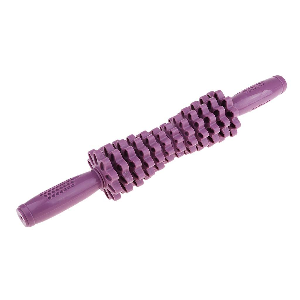 BNF MultiFunctional Massage Roller Stick Back Neck Calf Leg PurpleSporting GoodsFitness Running & YogaFitness Equipment & Ge