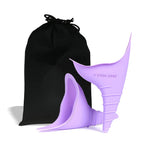 V Cool Livat Travel Female Urination Device - 2 Pack Reusable Silicone Portable Lady Urinal Pee Funnel Pee Urine Cups Standing U