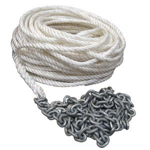 Powerwinch P10293 150' X 1/2'' Nylon Rope And 10' X 1/4'' Ht Chain