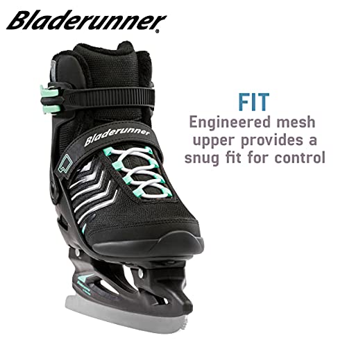 Rollerblade Bladerunner Ice Igniter Xt Womens, Black And Winter Green, Ice Skates
