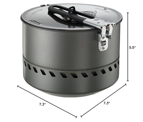 Msr Reactor Camping And Backpacking Cooking Pots, 2.5 L