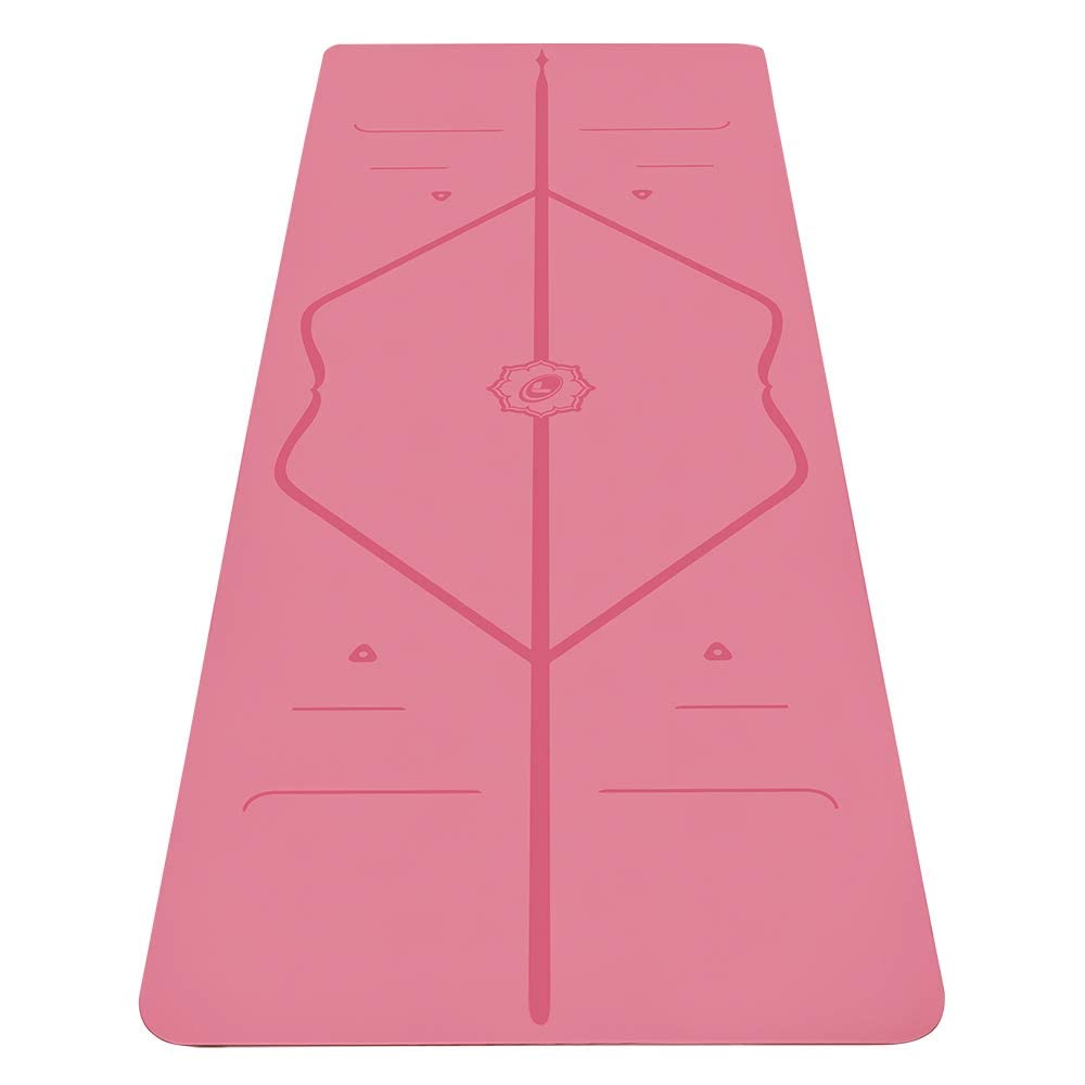 Liforme Travel Yoga Mat - Free Yoga Bag Included - Patented Alignment System, Warrior-Like Grip, Non-Slip, Eco-Friendly, Ultra-L
