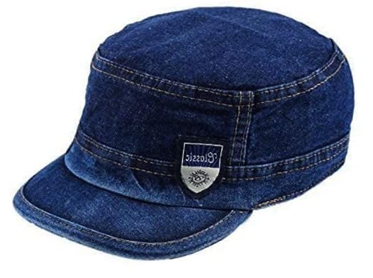 Poshing Short Peak Blue Jeans Cap