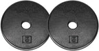 Yes4All 1-Inch Cast Iron Weight Plates For Dumbbells - Standard Weight Disc Plates (5 Lbs, Set Of 2)