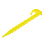 Camdesign 6Pc Visible Yellow Plastic Universal Tent Pegs Ground Nail Stakes For Camping Gardening Dji Drone Landing Pad Canopies
