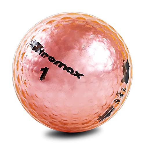 Chromax Metallic M5 Colored Golf Balls (3 Pack Tube), Pink