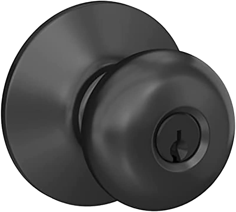 Entry Knob Plymth Mtblk (Pack Of 1)