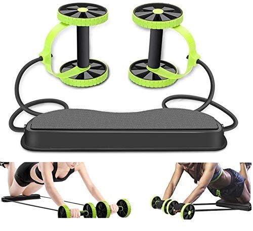 FAGVA Revoflex Xtreme Abdominal Trainers, Double Ab Roller Wheel, Fitness Abdominal Abs Roller, Ab Rollers Fitness Equipment, Ab
