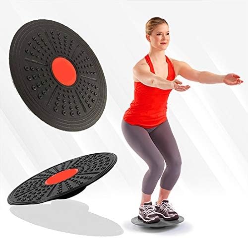 Shopeleven Fitness Balance Board for Balance and Stability Training, Balance Board NonSlip Fitness Stability Disc Home Gym Load