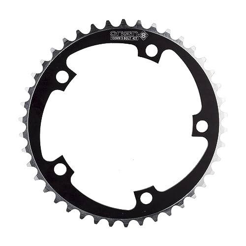 Origin8 Alloy Non-Ramped Chainrings, 42T, Black