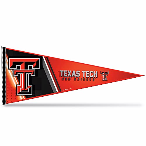 Rico Industries Ncaa Texas Tech Red Raiders Primary 12'' X 30'' Felt Wall D  Cor Pennant - Great For Home/Bed Room/Man Cave D  C