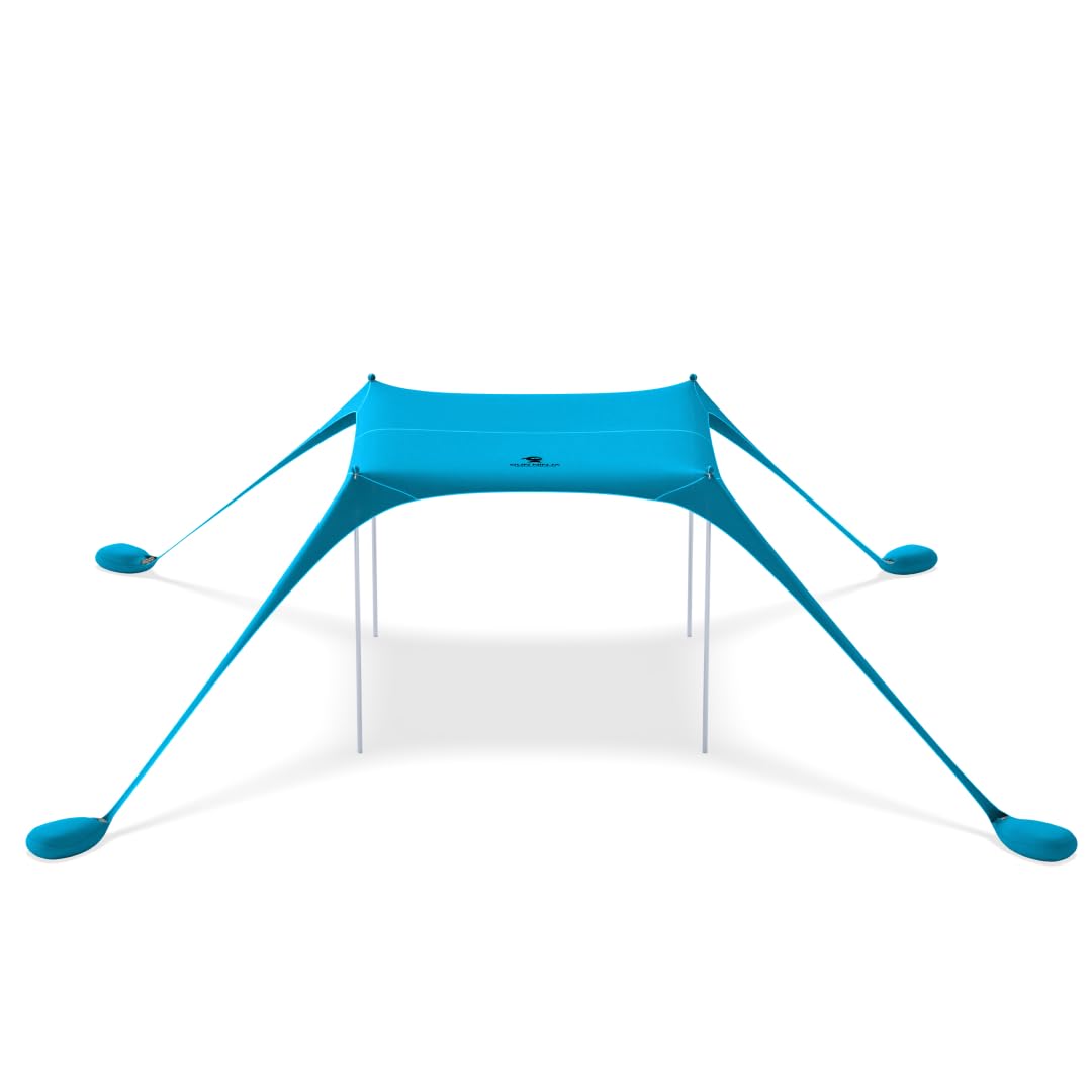 Sun Ninja Baby Pop-Up Beach Tent, Upf50+ Beach Shade Canopy, Sun Shelter With Carry Bag, Ground Pegs And Stability Poles, Outdoo