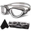 Win.Max Polarized Swimming Goggles Swim Goggles Anti Fog Anti Uv No Leakage Clear Vision For Men Women Adults Teenagers (Transpa