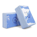 Vedam High Density Eva Foam Yoga Block Set Of 2 For Men & Women | Improve Strength & Aid Balance (Sky)