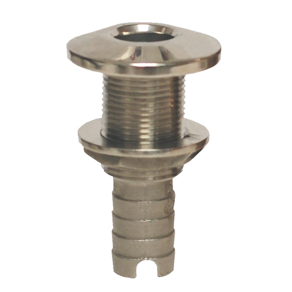 Groco 1 1/4'' Stainless Steel Hose Barb Thru-Hull Fitting