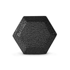 Cap Barbell Cast Iron Hex Dumbbell Weights (Pair), Black, 15 Lb