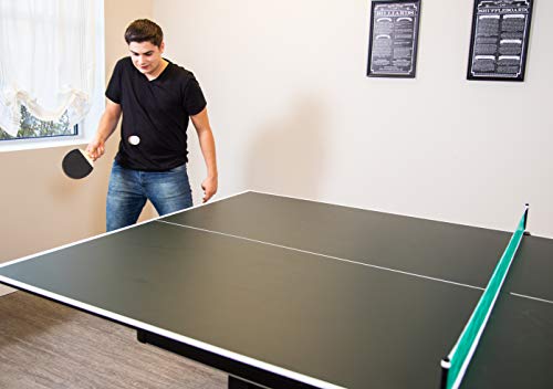 Hathaway Bg2323 Quick Set Conversion Table Tennis Top For Pool Tables, 1, Green