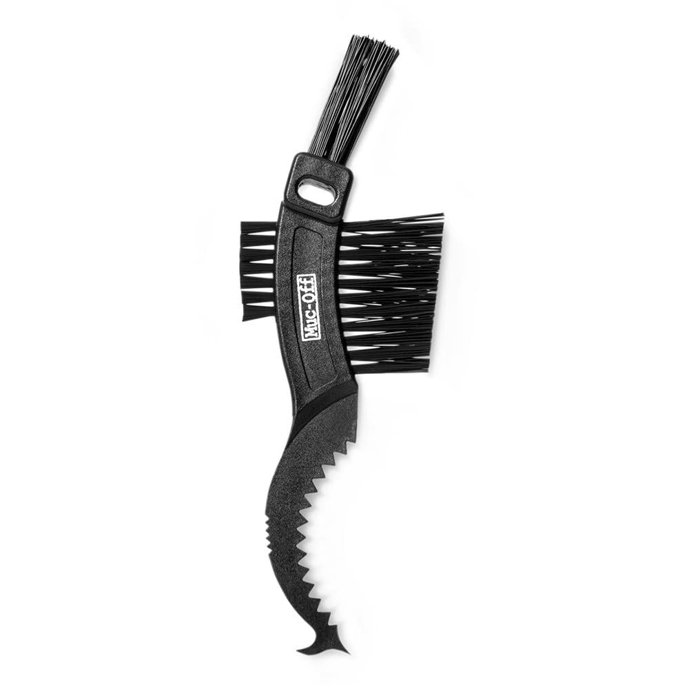 Muc-Off Claw Brush - Bike Cleaning Brush With Three Heads And Durable Nylon Bristles - Perfect For Cleaning Chains, Cassettes An