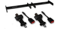 Golf Cart Retractbale Belt Kit Set Of 2 With Bracket - Universal - Fits Most Golf Carts
